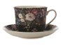 Maxwell & Williams Cup with Saucer, 480ml, William Kilburn Midnight Blossom - Cup