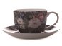 Maxwell & Williams Cup with Saucer, 250ml, William Kilburn Midnight Blossom - Cup