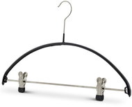 MAWA Kovové protiskluzové ramínko s klipy na kalhoty Economic černé, 5 ks - Ramínko