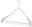 Hanger with rod white, 5 pcs