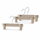 Eco C-cycle hanger with trouser clips, 3 pcs