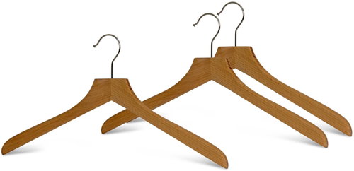 Mawa Ergonomic wooden hanger Profi, 3 pcs - Hanger - Main image