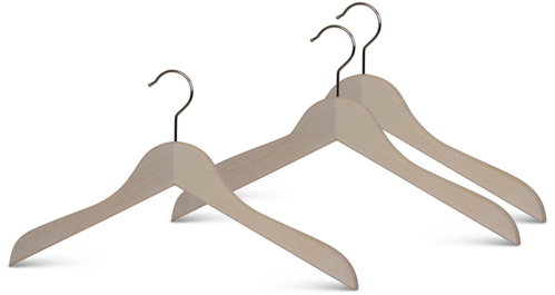 Mawa Wooden hanger Scandinavia, 3 pcs - Hanger - Main image