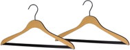 Mawa Loft wooden hanger with bar with scalloping, 2 pcs - Hanger