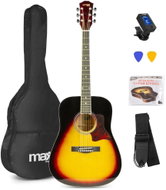MAX music SoloJam Set westernové akustické kytary a příslušenství, sunburst - Acoustic Guitar