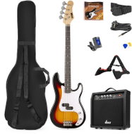 MAX music GigKit Bass Guitar Pack Sunburst - Bass Guitar