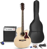 MAX music ShowKit Electric Acoustic Guitar Set with Amplifier, Natural - Acoustic-Electric Guitar