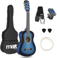 MAX music SoloArt Junior 1/4 Classic guitar pack blue - Classical Guitar
