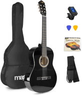 MAX music SoloArt Classical Guitar and Accessory Set, Black - Classical Guitar