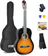 MAX music SoloArt Classical Guitar and Accessory Set, Sunburst - Classical Guitar