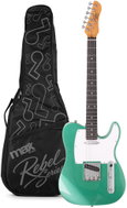 Max Rebel TE electric guitar, incl. guitar bag, metallic green - Electric Guitar