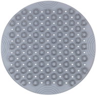 Maximex Anti-slip shower mat with foot massage, diameter 55 cm, grey - Non Slip Bath Mat
