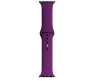 Silicone strap for Apple Watch 38/40/41mm purple S/M - Watch Strap