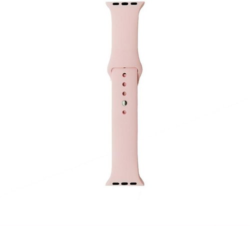 Silicone strap for Apple Watch 38/40/41mm light pink S/M - Watch Strap - Main image