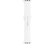 Silicone strap for Apple Watch 42/44/45mm white L - Watch Strap
