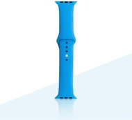 Silicone strap for Apple Watch 42/44/45mm blue L - Watch Strap