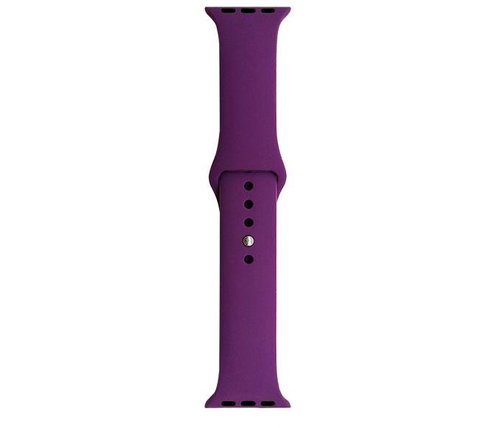Silicone strap for Apple Watch 42/44/45mm purple L - Watch Strap - Main image