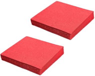 MAZUREK Ubrousky 33 × 33 cm červené - 40 ks - třívrstvé party - Paper Napkins
