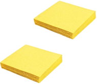 MAZUREK Ubrousky 33 × 33 cm žluté - 40 ks - třívrstvé party - Paper Napkins