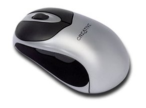 Myš CREATIVE Wireless Optical Mouse 5000, bezdrátová optická, PS/2+USB - Mouse - Main image