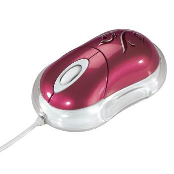 Mouse Multilaser Classic MO304 | Rosa