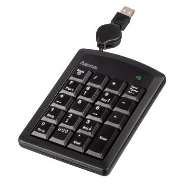 Hama Slimline Keypad SK 120 - Keyboard - Main image