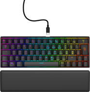 HAMA Gaming Urage Exodus 760 TKL Mechanical mini keyboard, RGB, Red switch, black - Gamer billentyűzet