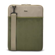 Hama To Go 13,3-14,1", bézs / zöld - Laptop tok