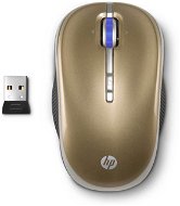 HP 2.4GHz Wireless Optical Mobile Mouse Gold - Myš