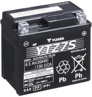 Motor battery YUASA YTZ7S, 12V, 6Ah, 130A (factory activated) - Motorcycle batteries