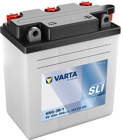 VARTA 6N6-3B-1, 6Ah, 6V - Motorcycle batteries - Main image