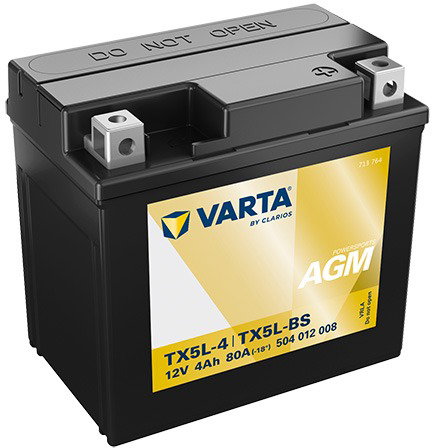 VARTA YTX5L-BS, 4Ah, 12V - Motorcycle batteries - Main image