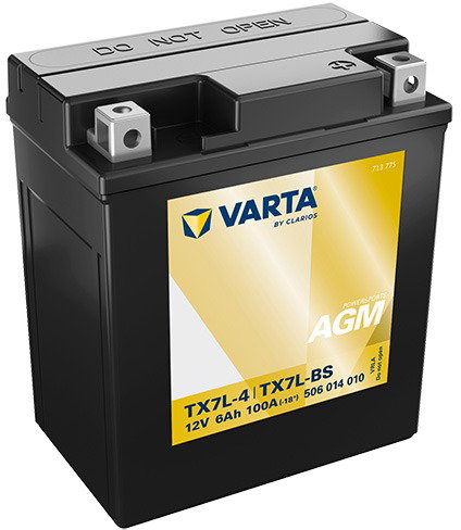 VARTA YTX7L-BS, 6Ah, 12V - Motorcycle batteries - Main image