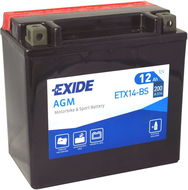 EXIDE ETX14-BS, 12V, 12Ah, 200A - Motobaterie