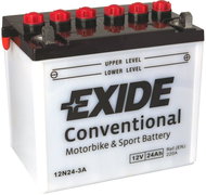 EXIDE BIKE Conventional 24Ah, 12V, 12N24-3A - Motorcycle batteries