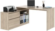 Nejlevnější nábytek Monoblok stolový Gap, dub sonoma - Desk