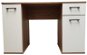 Nejlevnější nábytek Počítačový stůl Al 06, dub artisan/bílý - Psací stůl