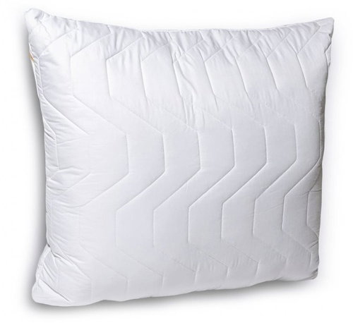 MyBestHome Quilted pillow VIRGO GOLD 70x80 cm white - Pillow - Main image