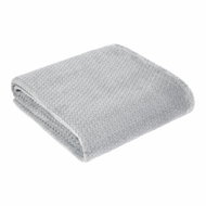 Mybesthome Microfibre Blanket CARLA Grey/Silver 150x200cm - Blanket