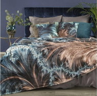 Mybesthome Luxury Microfibre Blanket EVA 08 Blue/Brown 150x200cm - Blanket