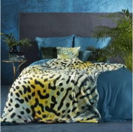 Mybesthome Luxury Microfibre Blanket EVA 01 Turquoise/Gold 150x200cm - Blanket