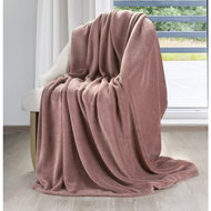 Mybesthome Microfibre Blanket SIMPLY Pink 150x200cm - Blanket