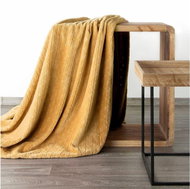 Mybesthome Microfiber Blanket CINDY Honey 150x200cm - Blanket