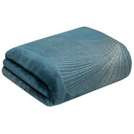 Mybesthome Microfibre Blanket GINKO I. Blue 150x200cm - Blanket