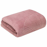 Mybesthome Microfibre Blanket GINKO I. Pink 150x200cm - Blanket