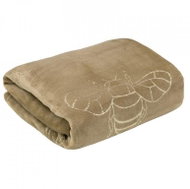 Mybesthome Microfibre Blanket BUMBLE Beige 150x200cm - Blanket