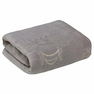 Mybesthome Microfibre Blanket BUMBLE Grey 150x200cm - Blanket