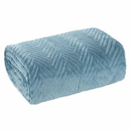 Mybesthome Microfibre Blanket SAMOA Blue 150x200cm - Blanket