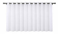 MyBestHome Voálová krátká záclona s kroužky Eden bílá 400 × 110 cm - Curtain