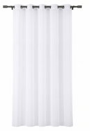 MyBestHome Voálová dlouhá záclona s kroužky Eden bílá 200 × 250 cm - Curtain